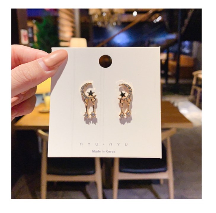 Drop Moon Earrings Dangle Earrings Jewelry for Women Girls.